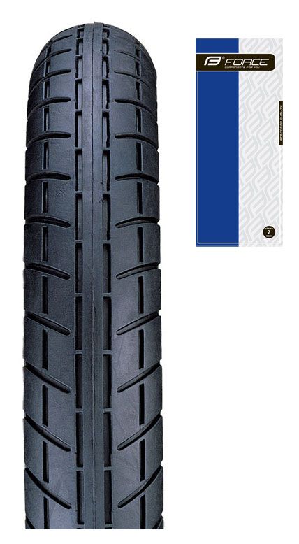 plášť FORCE 12 1/2 x 2 1/4, IA-2610, drát, černý