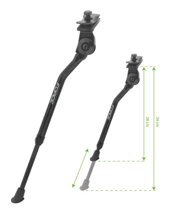 stojan F TOP 20-28" Al pod rám+protikus, černý FORCE