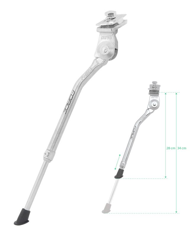 stojan F TOP 20-28" Al pod rám+protikus, stříbrný FORCE