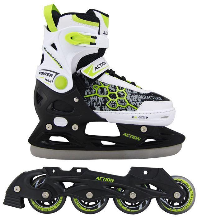 Brusle 2v1 vyměnitelným podvozkem roztahovací