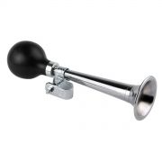 klakson rovný rozšířený Fe/guma, chromovaný