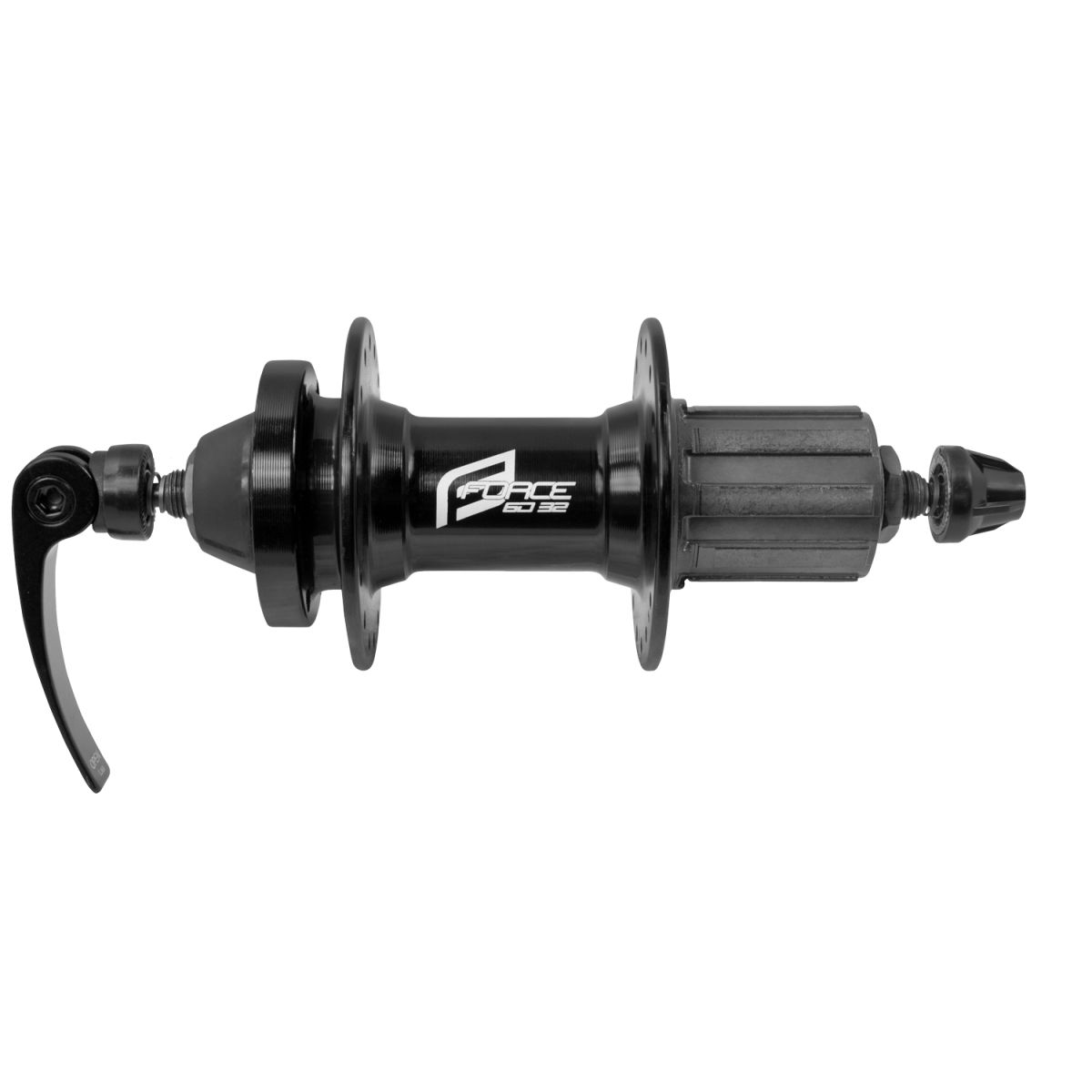 náboj zadní FORCE 6D-32 kazetový, 32d,černý