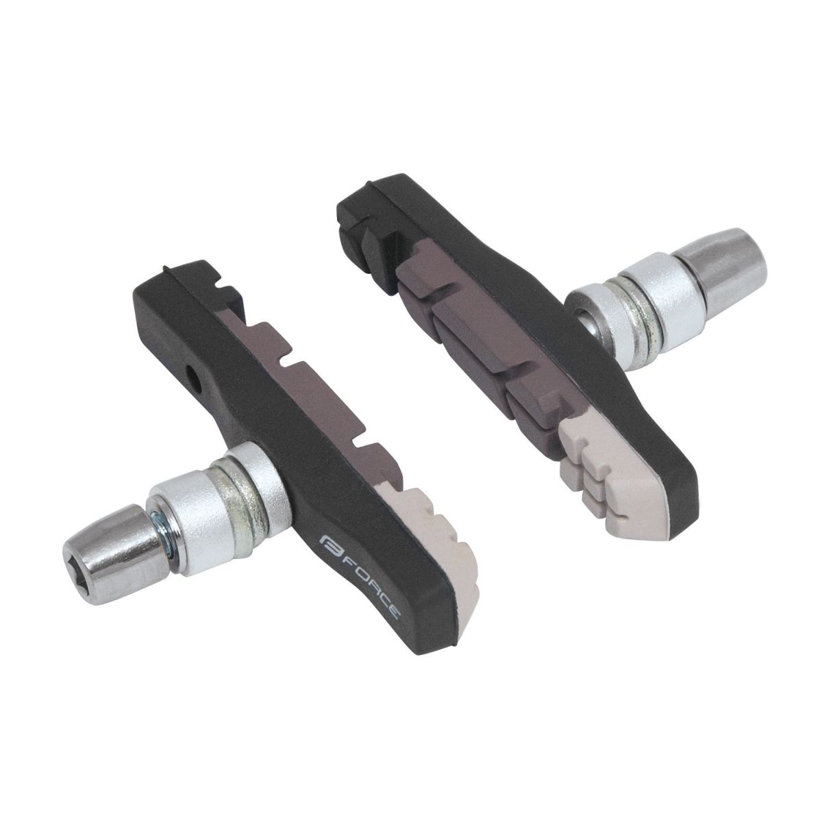 gumičky brzd F jednorázové, črn-šedé balené 70mm FORCE