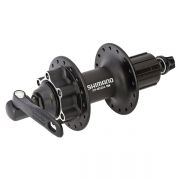 SHIMANO nába zadní DEORE FH-M525 pro kotouč (6 šroub) 8/9/10 rychl 36 děr RU: 168 mm černá