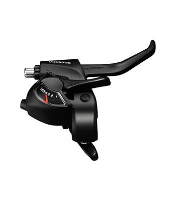 SHIMANO řad/brzd. páka TOURNEY ST-EF41 MTB/trek pro V-brzdy pravá 7 rychl 2 prstá černá