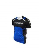 SHIMANO Print Short Sleeve Jersey, Cobalt Blue, L