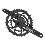kliky FORCE ROAD C9.5 Al 50/34z 175mm černé mat