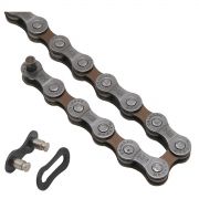 řetěz SH CNHG40 šedý balený +spojka 8k SHIMANO