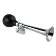 klakson rovný rozšířený Fe/guma, chromovaný TK 91