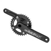 kliky FORCE ELEVEN1.7B+ Al 36z s osou 175mm, černé,PŘEVODNÍK 36 ZUBŮ