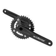 kliky FORCE TEN2.3+ Al 36/22z s osou 175mm, černé