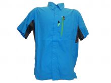 SHIMANO Button Up košile, Lightning modrá-MC1, L