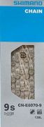 SHIMANO řetěz CN-E6070-9 pro E-BIKE 9 rychl 126 čl.,4524667669166