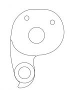 Držák přehazovačky MERIDA , BIG.TRAIL 400 BIG.TRAIL 600 BIG.TRAIL 800,BIG.TRAIL 500 BIG.TRAIL 600 BIG.TRAIL 700 BIG.TRAIL 800 ,Freddy 1 / 3 / 5 One-Sixty 1 / 2 / 5 One Forty 1-B / 2-B / 3-B / 5-B Big Ninety-Nine Team / 3000/ X0 / XT Big Ninety-Nin