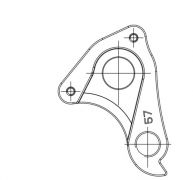Držák přehazovačky 18 - B7 lite MERIDA