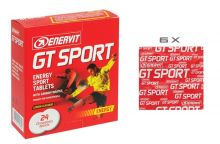 ENERVIT GT SPORT box 24ks energy tablet, citron
