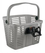 košík plastový na řídítka KLICK FIX, černý BELLELLI