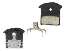 destičky brzd SH BRM985 kovové, s pružinou+chladič SHIMANO