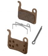 destičky brzd SH BRM975 kovové,s pružinou+závlačka SHIMANO