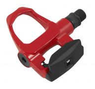 pedály FORCE nášlapné silniční + zarážky, červené