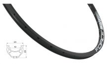 ráfek FORCE BASIC DISC 559x18 36děr, černý