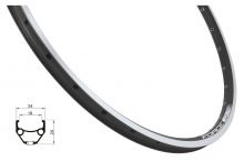 ráfek FORCE CLASSIC 559x19 36děr, černý