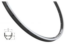 ráfek REMERX JUMBO 559x23 32děr, černý