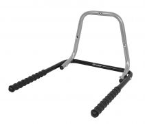 držák kola na zeď pod rám sklopný Fe, šedo-černý FORCE