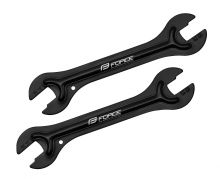 klíče konusové FORCE 2 ks 13 - 15/ 14 - 16 černé