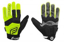 rukavice FORCE MTB AUTONOMY, fluo S