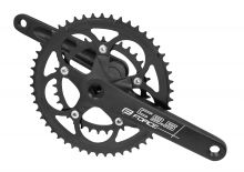 kliky FORCE ROAD C9.5 Al 50/34z 175mm černé mat