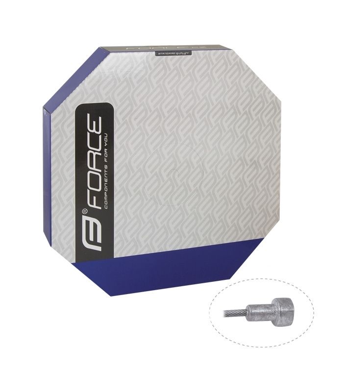 lanko brzdové FORCE silniční 2,0m /1,5mm NEREZ BOX