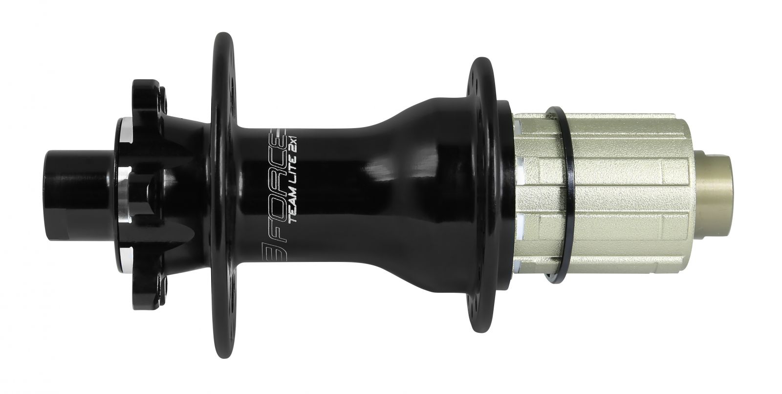 náboj zadní F.TEAM lite X12 6d kotouč 28d, černý FORCE