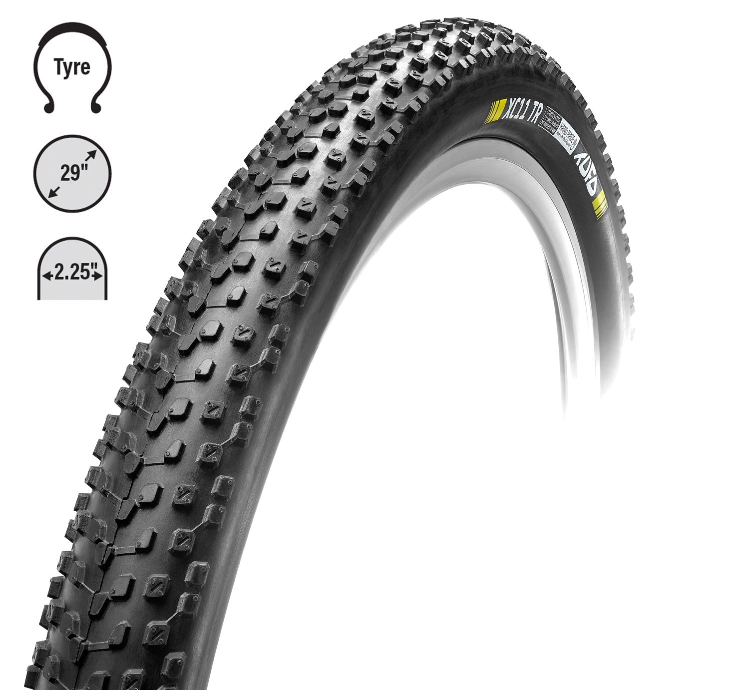 plášť TUFO MTB XC11 TR 29" x 2,25, kevlar, bezduš.