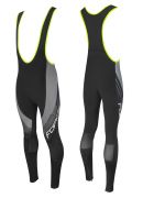 kalhoty FORCE F58 se šráky bez vložky,črn-šedé S