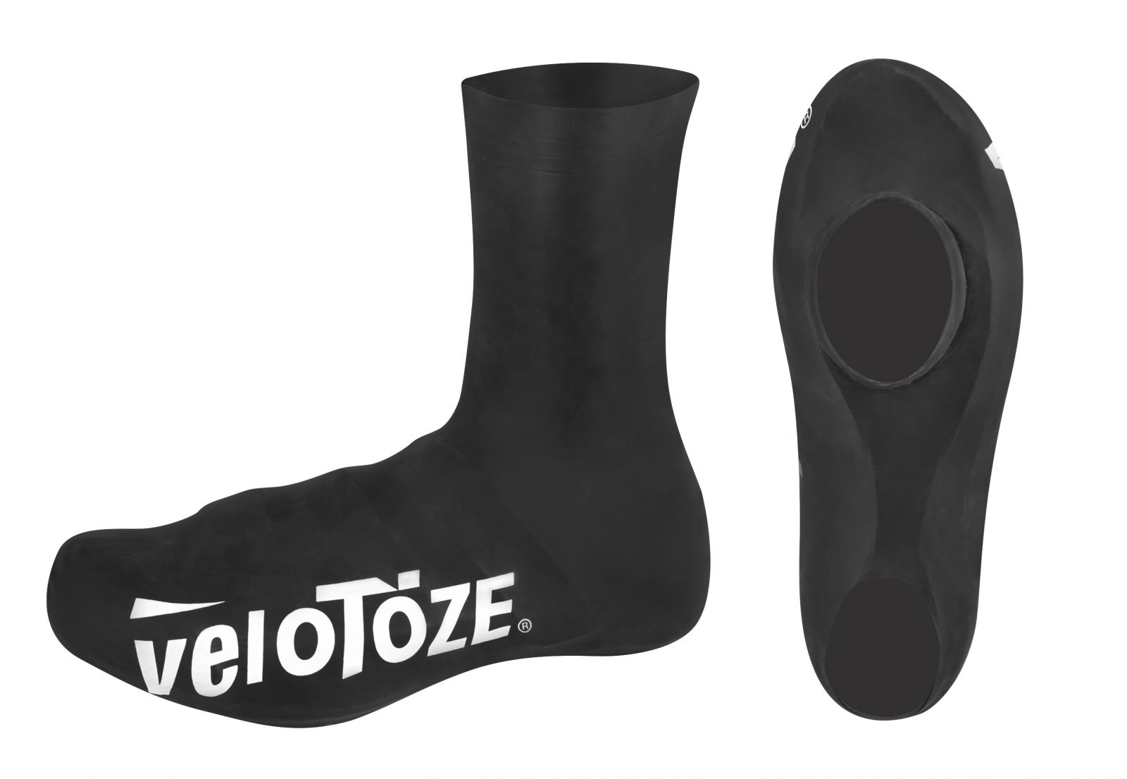 návleky treter VELOTOZE ROAD latex vysoké, černé L