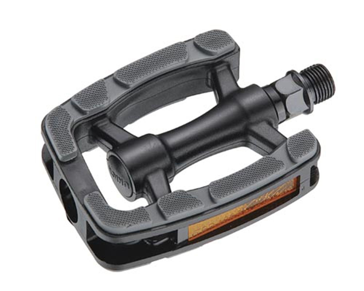 klasické pedály FORCE BULK plast kuličková ložiska, černé