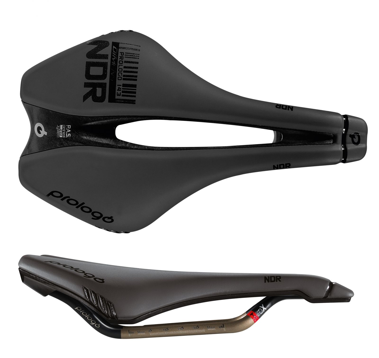 sedlo PROLOGO DIMENSION NDR TiROX 143 černé