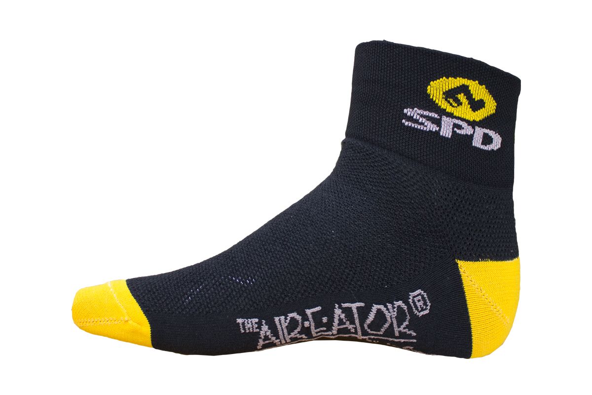 SHIMANO ponožky, černá/žlutá, XL