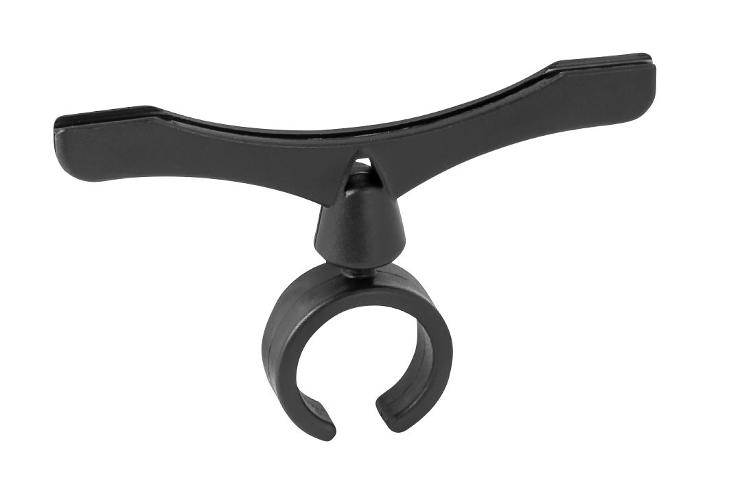 držák cenovky plastový pro 25,4 mm, 80 mm, černý FORCE