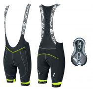 kraťasy F FAME se šráky a vložkou, černo-fluo M