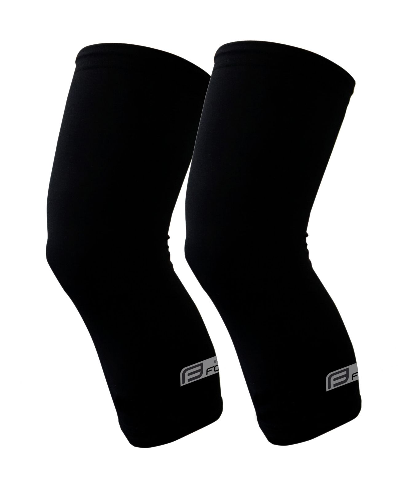 návleky na kolena FORCE RACE, lepené, černé XL