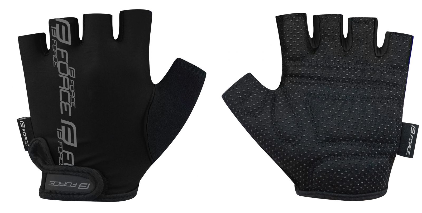 rukavice FORCE KID dětské, černé S