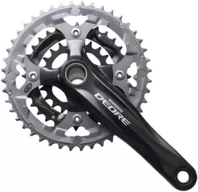 SHIMANO kliky s převodníky FC-M590, 175mm/42x32x22z,černé