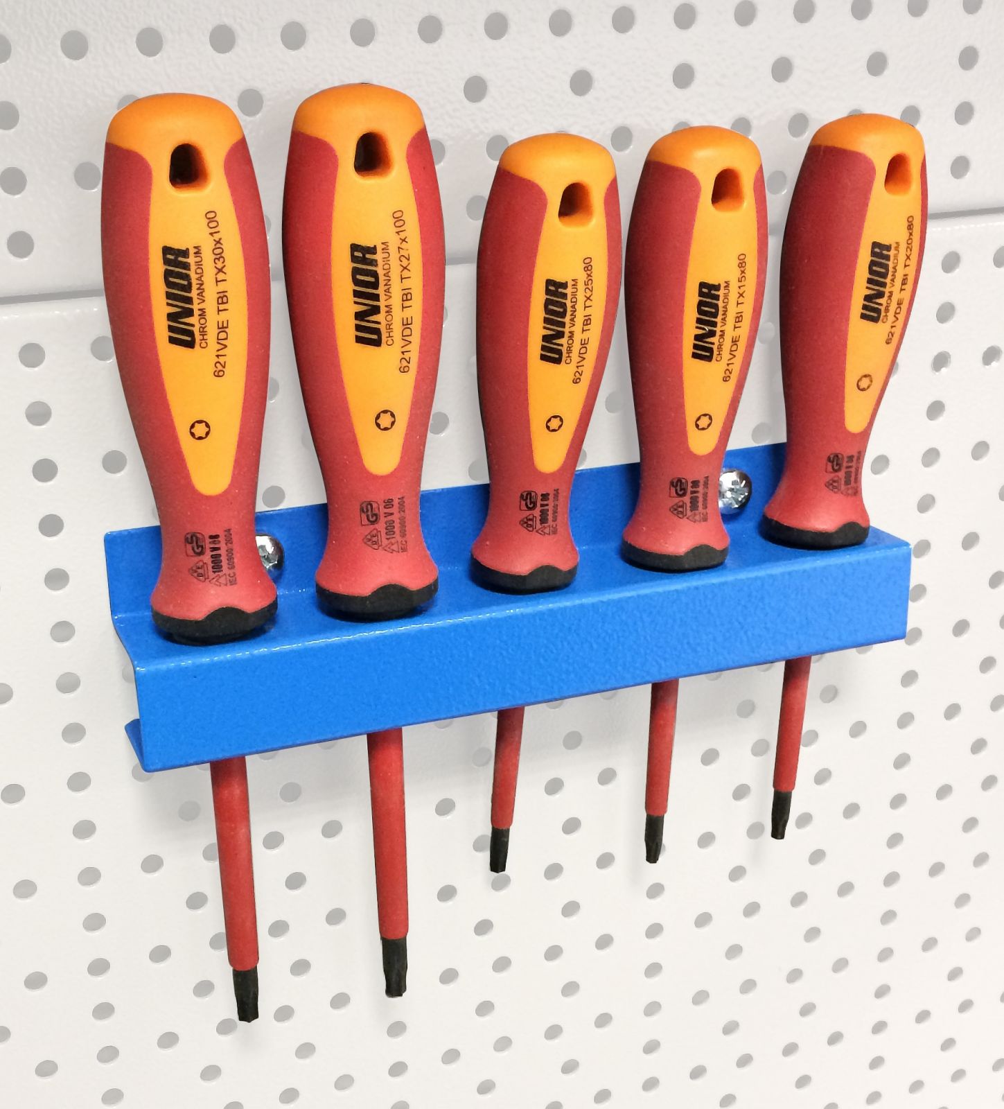 držák UNIOR pro šroubováky 5ks, závěsný