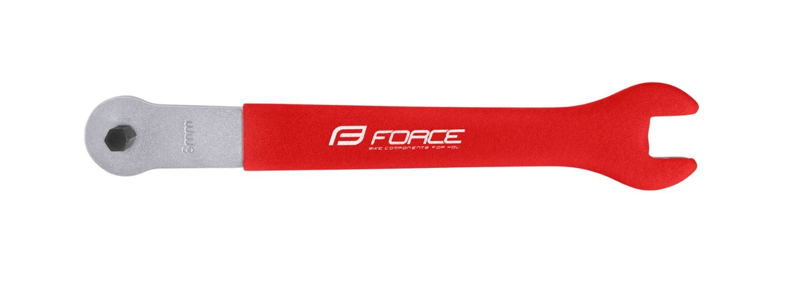 klíč pedálový FORCE 15 s inbusovým klíčem 6/8