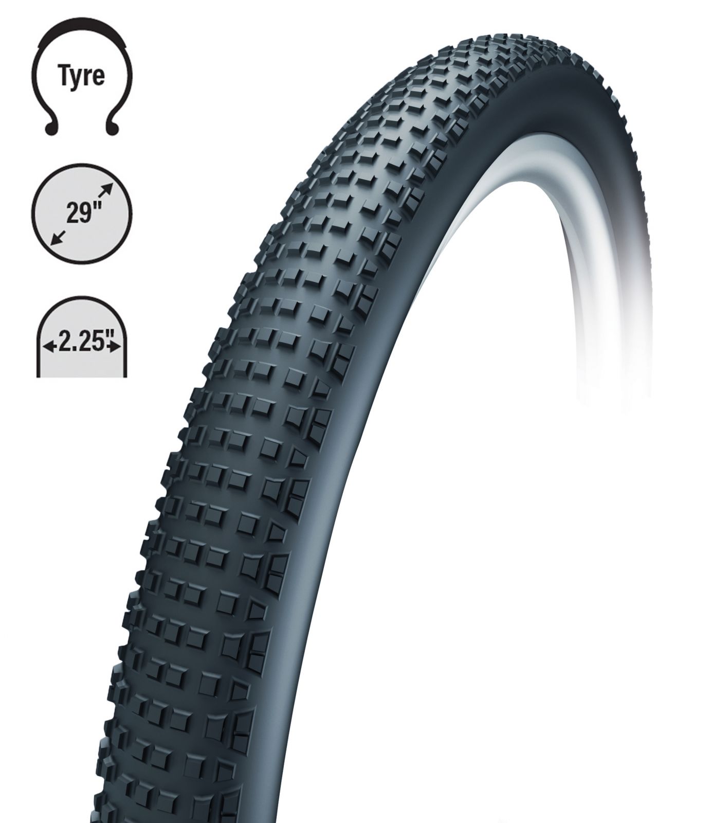 plášť TUFO MTB XC13 TR 29" x 2,25, kevlar, bezduš.