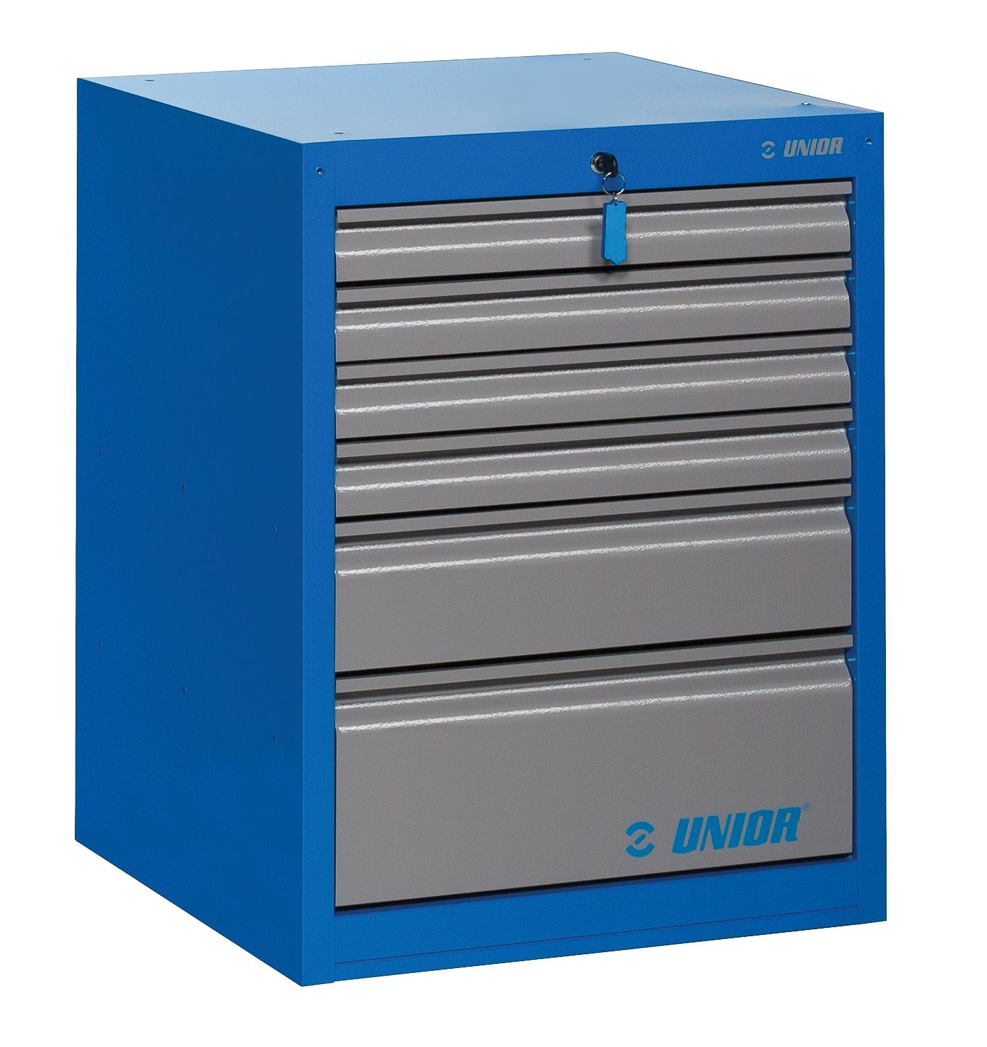 skříň dílenská UNIOR 6 široká 663x650x870 mm