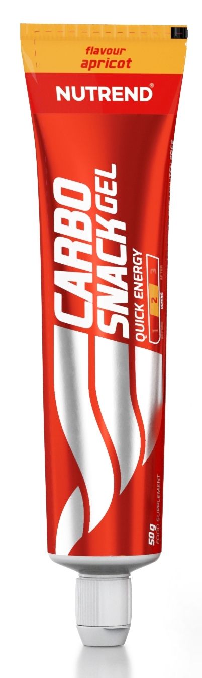 CARBOSNACK gel, tuba, meruňka, box, 12x50g NUTREND