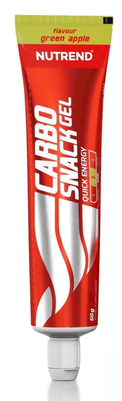 CARBOSNACK gel, tuba, zelené jablko, box, 12x50g NUTREND